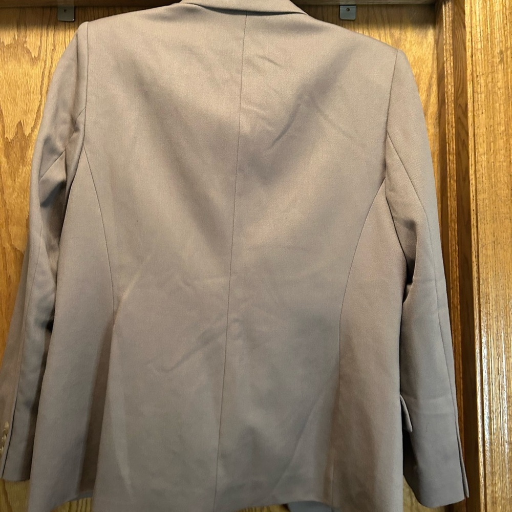 Pendleton 100% Virgin Wool Blazer Tan Career Jacket Lined Classic Women’s 12P - Picture 5 of 9